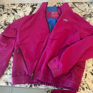 FIGS Sydney Scrub jacket Raspberry Sobert